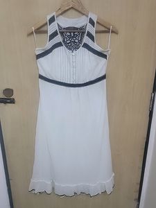 It's A Off White Midi Dress