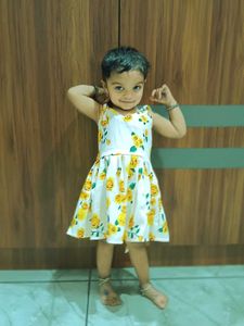 Cute Floral Sundress Frock