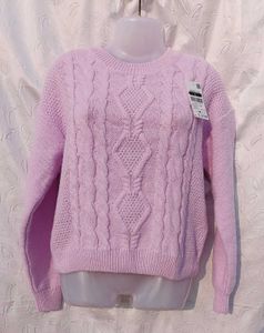 Shein Lavender Knit Sweater 💜