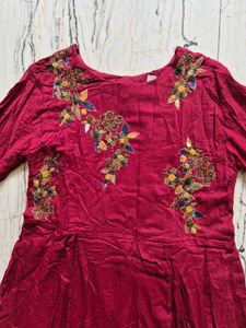 Flared Sleeve Gown