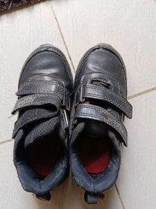 Kids Black Casual Shoes