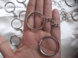 Silver Keychain Ring