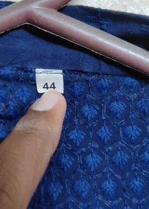 Elegant Blue Embellished Kurta