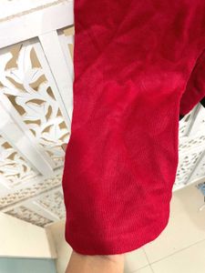 Imported Red Mock Neck Sweater C
