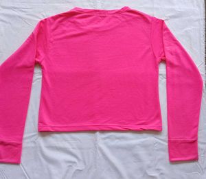 Pink long-sleeve tshirt