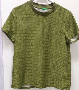 Olive &#39;Be Your Own Muse&#39; Tee