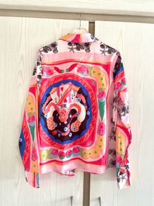 Colorful Graphic Print Top