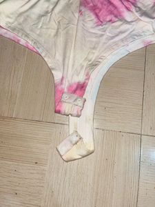 Pastel Tie-Dye Lace Bodysuit