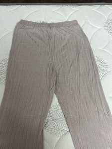 Ribbed Wide Leg Lounge Pants