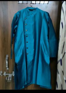 Teal Blue Sojanya Kurta - Size L