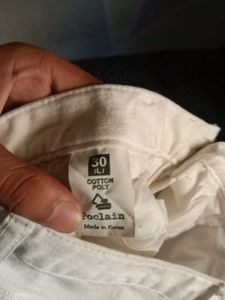 White Stylish Trousers For mens