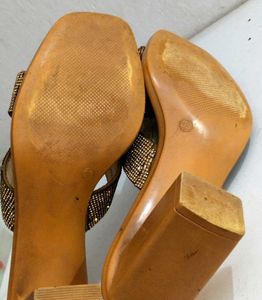 Catwalk Embellished Block Heel Sandals