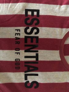 Essentials “Fear Of God” Striped Tee