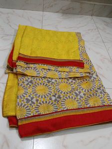 Half And Hal Saree
