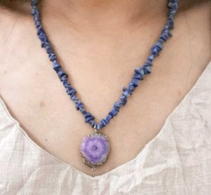 Green Stone Chip Necklace