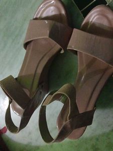 Beige Slingback Heels