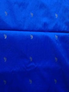 Brand New Blue Pure Silk Saree