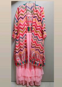 Indo-western Gown With Jacket