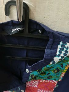 Patchwork Print Kurta