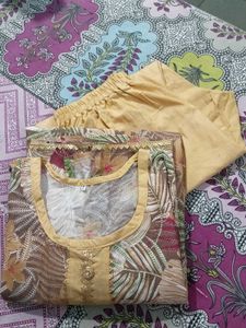 Floral Print Kurta