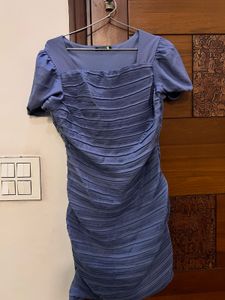 Chic Blue Bodycon Dress