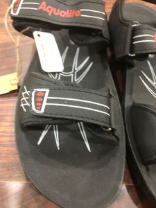 Aqualite Black Sandals Size UK 8