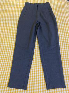 Zara Gray High-Waisted Pants Waist 28-29