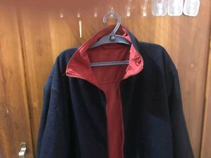 Reversible Red And Blue Jacket
