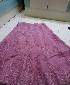 Women Lavender Lahnga Choli