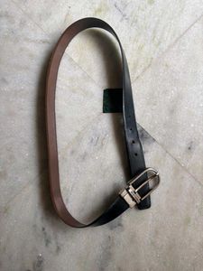 Benetton Reversible Belt - Black/Brown
