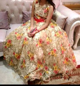 Floral Gown For Women
