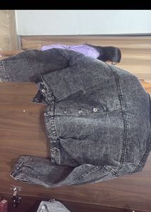 Stylish Gray Denim Jacket