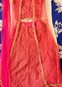 Elegant Pink Lehenga Choli