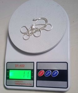 Double Design Real Silver Chain