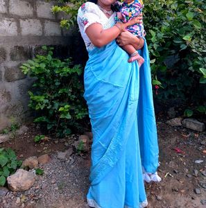 Natural Crape Designer Saree