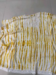 Tie-Dye Tunic with Crochet Kaftan Coord Set