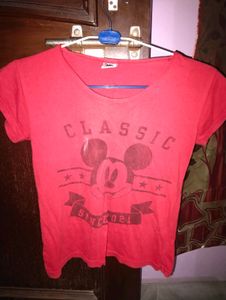 MICKY MOUSE T-SHIRT/CROP TOP