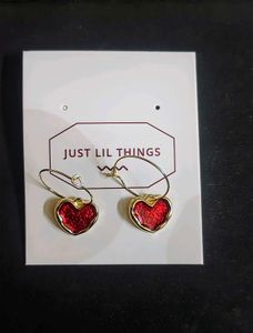 Red Heart Earrings