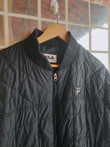 Fila Quilted Black Jacket