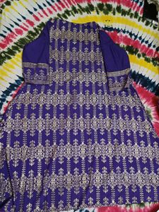 Aurelia Purple Printed Kurta