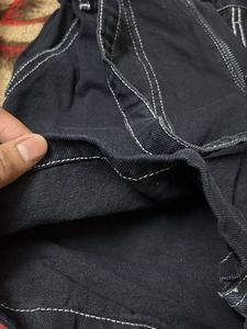 Denim High-Waisted Shorts