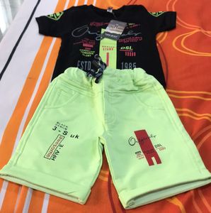 Brand New T Shirt And Shorts Set