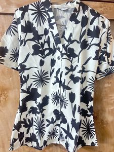 Printed Formal A Line Top