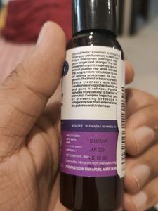 Sacred Herbs Rosemary Anti Hair Fall Shampoo with
