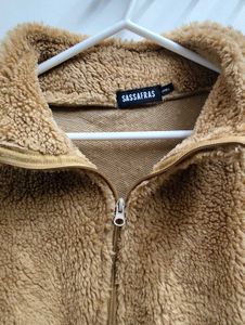 Cozy Mustard Fleece Jacket