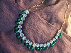 Emerald Green Stone Necklace