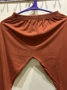 Rust Colour Leggings Size M