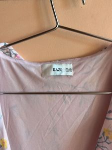 Floral Ruffle Wrap Dress