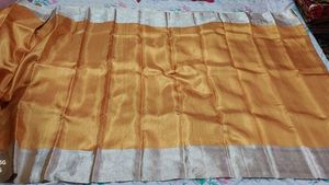 Pure Kanjivaram Golden Tissue Silk Saree