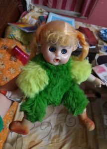 Furry Doll With Feeding bottle